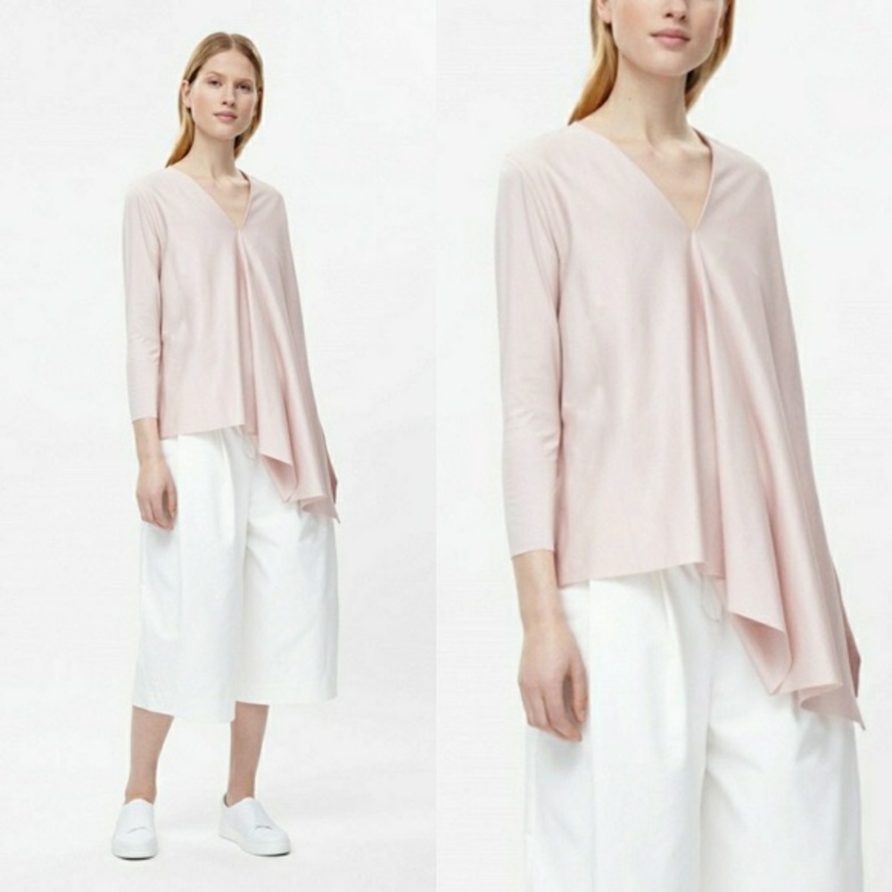 COS asymmetrical blouse